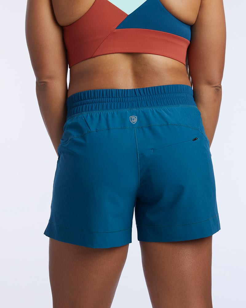 TIBA X GOAL FIVE Triple V Womens Athletic Shorts