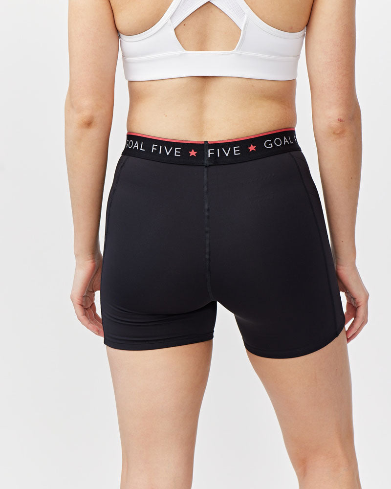 Tiba x GOAL FIVE Slide Force Women's Spandex Shorts